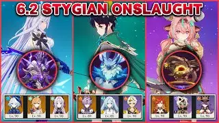 NEW Luna III Stygian Onslaught Fearless Showcase | No Limited Con or Weapon | Genshin Impact