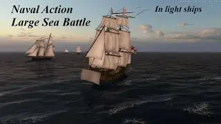 Naval Action huge light ship battle