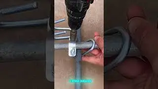 Convenient tools and techniques for fixing steel pipes at cross angles