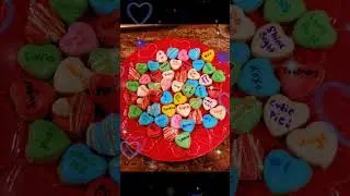 #vday #sugarcookies #conversationhearts, cookies,  desserts   follow Lacasadidolce on IG & FB