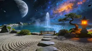 10 Minute Space Zen Garden 🌌 Deep Relaxation, Meditation & Sleep Ambience