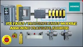 #siemens  Fix Fault/Warning Assign PROFISAFE Address / Asignacion de Direcciones PROFISAFE