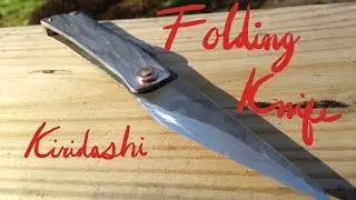 Making a Kiridashi Knife Friction Folder
