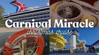 Рождественский круиз на лайнере Carnival Miracle Christmas 🚢 День 1 + Экскурсия по каюте 6240 | V...
