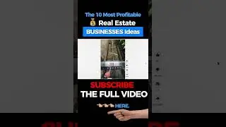🟢The 10 Most Profitable💰 Real Estate Business Ideas