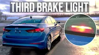 How to Replace 3rd / Third (Center) Brake Light [EASY] - Hyundai Elantra - 2017/2018