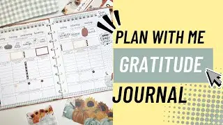 Plan with Me- Setting up my 2025 Gratitude Journal from Fall #kellofafan Box