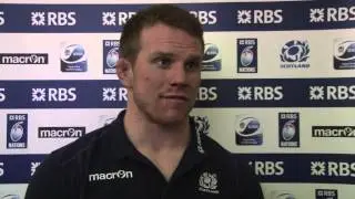 Scotland flanker Chris Fusaro post England