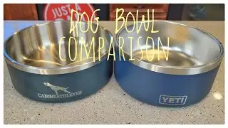 Yeti Vs Canine Athletes Stainless Steel Insulated Dog Bowl Comparison