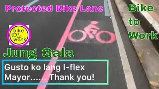 UPDATE PASAY TRAFFIC:ROXAS BOULEVARD SERVICE RD. BIKE LANE THANK YOU LGUs,BIKE TO WORK ARNAIZ AVENUE