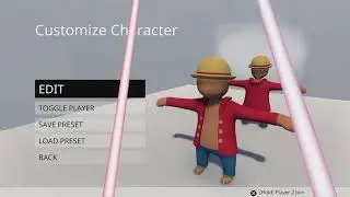 How to make Luffy One Piece on Human Fall Flat PS5/PS4tutorial