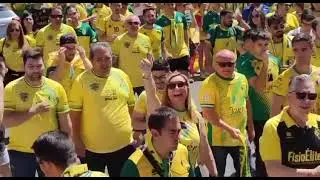 Cánticos de aficionados del Jaén Paraíso Interior por Sevilla (18.05.24)