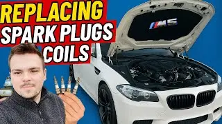 How To Replace BMW M5 F10 V8 Coils & Spark Plugs S63 Engine