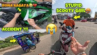 R I P My Superbike😭 Stupid Scooty Girl🤬 | Wrap Utardiya😭 Emotional  Preparation of Ladakh Ride