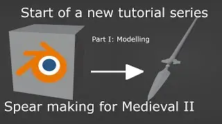 Blender Spear Making for Medieval II: Total war/Part 1 Modelling