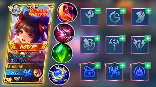 TOP 1 GLOBAL CHANG'E ONE SHOT BUILD AND EMBLEM🔥HACK MAGIC DAMAGE(must try) CHANG'E BEST BUILD 2023