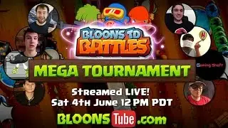 YOUTUBERS MEGA TOURNAMENT | FULL REPLAY | HOSTED BY BRUNO and LOCKY LIVE from Ninja Kiwi