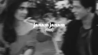 janam janam -- shah rukh khan // kajol // arijit singh | slowed // reverbed // lofi | sukoon