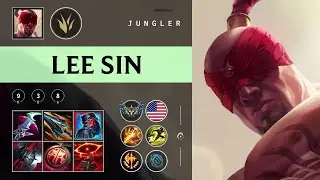 Lee Sin Jungle vs Nidalee - NA Challenger Patch 25.24
