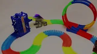Mintoys 360 Loop Magic Track Glow in Dark With Light up Car!