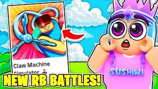 RB BATTLES NEW CLAW MACHINE SIMULATOR IS AMAZING IN ROBLOX...
