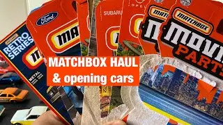 MATCHBOX HAUL | Opening basics, Retro Series, Moving parts & more