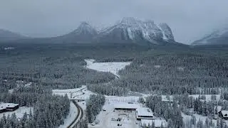 II Stunning Top-Down Drone View of Mountains 🌲⛰️ II  #peace, #winter, #mountains #travel, #nature
