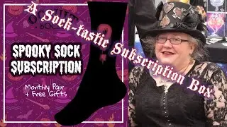 Occult Box Spooky Socks - June 2022 Unbagging - Subscription Bag Unboxing - Gothic Witch Goth Skull