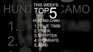 Top 5 Compared Hunting Camo Patterns last week! Who is #1? Go research with Deer Vision. #camomatrix