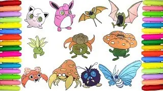 Coloring Pokemon shiny list #39 - 49