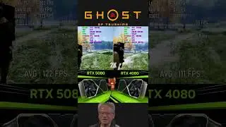 RTX 5080 VS RTX 4080 GHOST OF TSUSHIMA 2K | #rtx5080 #rtx4080 #nvidia