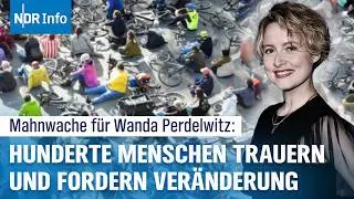 Gro&szlig;stadtrevier-Schauspielerin Wanda Perdelwitz: 800 Menschen gedenken ihr bei Mahnwache | NDR Info