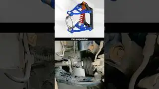 Car Suspension | Working 3D Animation ✅ #automobile #caddesign #solidworks