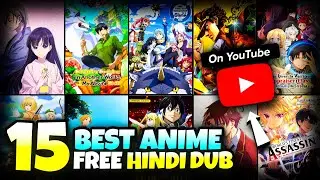 Top 15 Best Hindi Dubbed Anime To Watch On YouTube For Free 🔥| Hindi | Muse India 