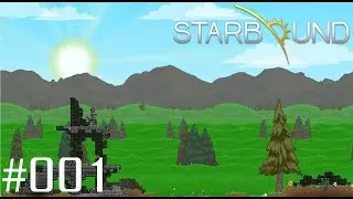 Let's Play Starbound #001 (No Commentary) / Getting started / Frackin Universe