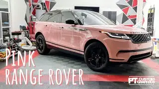 2019 Range Rover Velar | Rose Pink Wrap | Timelapse | PT Custom Graphics