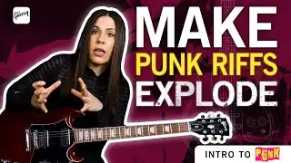 Learn How To Play Punk Riffs: Palm Muting Trick! (For Beginners)