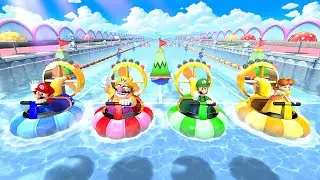 Mario Party 10 - Mario vs Wario vs Luigi vs Daisy - Airship Central (Master CPU)