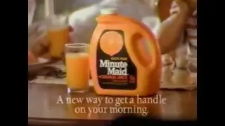 80's Ads: Minute Maid Orange Juice 1989
