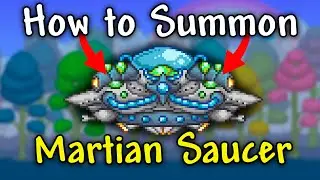 How to Summon the Martian Saucer in Terraria 1.4.4.9 |Martian Saucer Terraria