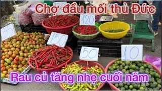 Khám phá chợ đầu mối thủ Đức hôm nay rau củ cuối năm tăng nhẹ 