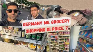 Germany me grocery shopping ki price kitni he? | Pakistani, German, and Halal Market Tour | 2023