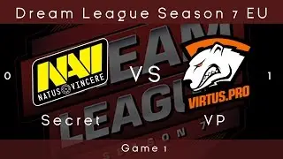 Navi vs VP DreamLeague Season 7 Game 1 Dota 2 Highlights