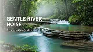 Serene Forest Ambience with Green Stream Flow for Sleep Meditation Focus Inner Peace and Relaxation