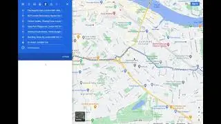 How to make a walking route, add destinations, set a place and arrange it on Google Maps. 2021