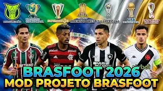 MOD PROJETO BRASFOOT ATUALIZA&Ccedil;&Atilde;O TIMES CARIOCAS #brasfoot #brasfoot2026