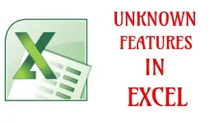 What are the Hidden Excel Features || MS Excel