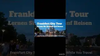 Frankfurt City Tour 🏙 | Learn German with Real Conversations | Mallu in Deutschland