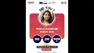 Syeda Eesha Zainab - World Leadership Forum 2026
