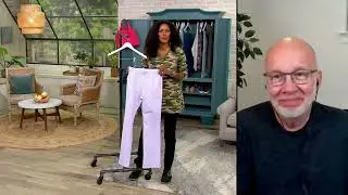 Denim & Co. Active French Terry Lightly Boot-Cut Pants on QVC